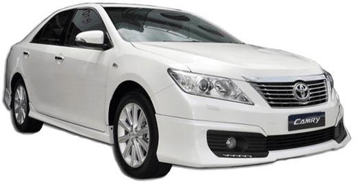 12trd F - Camry 2012 Side Skirt (521x271), Png Download