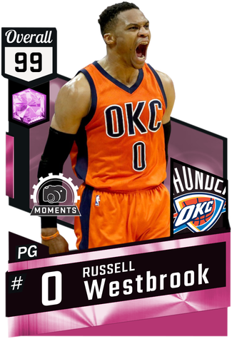 Russell Westbrook Moments Card - Pink Diamond Kevin Love (325x475), Png Download
