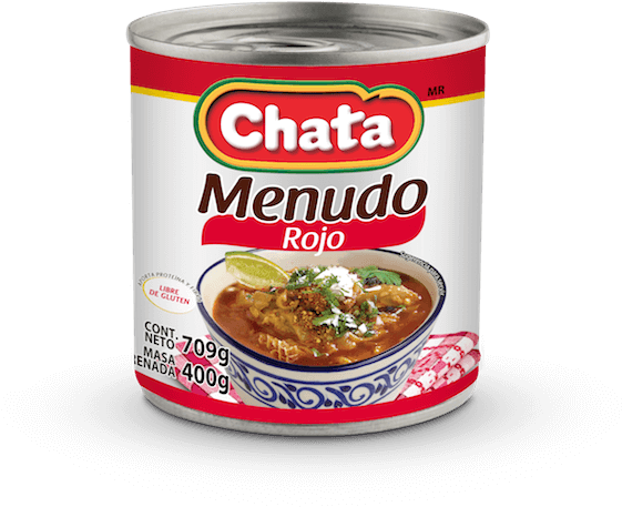 Chata Menudo Rojo 709g - Menudo (600x531), Png Download