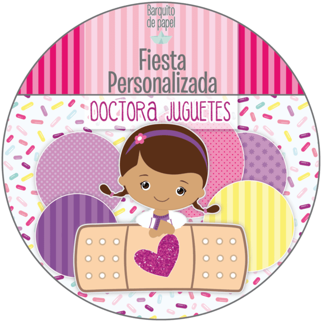 Papel Imprimible Doctora Juguetes (640x640), Png Download