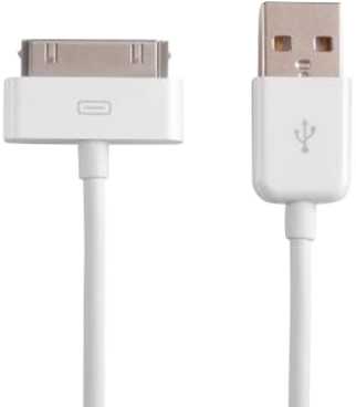 Iphone 4, 4s Usb Charger Cable - Iphone 4 Charger Png (400x400), Png Download