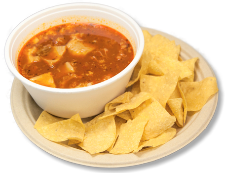 Flan - Hot And Sour Soup (456x350), Png Download