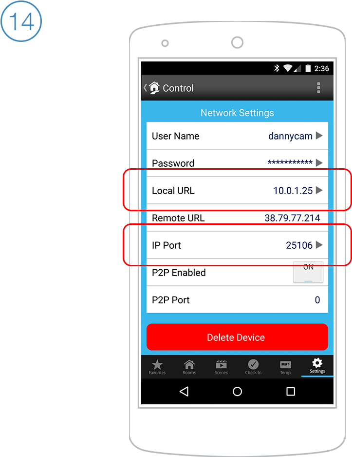 Scroll Down And Write Down The Local Ip Address And - Iphone (1000x1000), Png Download