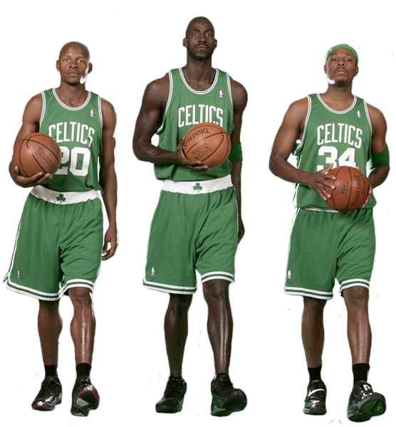 Share This Image - Celtics Big 3 Png (556x600), Png Download