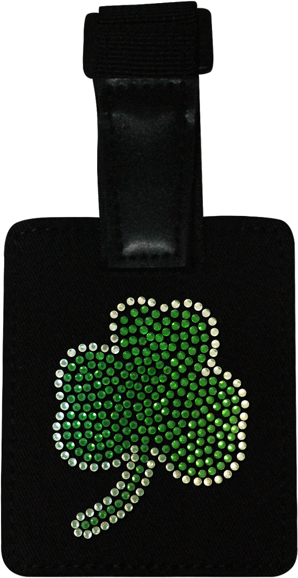 Boston Celtics Rhinestone Luggage Tag - Rhinestone (800x1200), Png Download