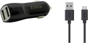 Car Charger With Iphone Cable - Car (500x500), Png Download