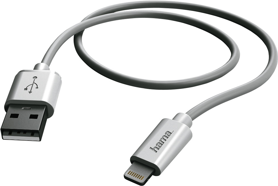 Usb Cable For Apple Iphone/ipod/ipad With Lightning - Lightning (1100x1100), Png Download
