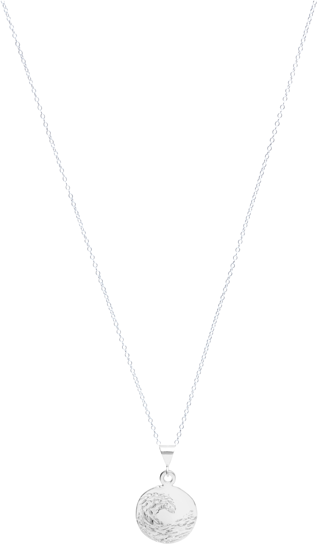 Sterling Silver Circle On A Sterling Silver Chain Neckless - Necklace (1200x1200), Png Download