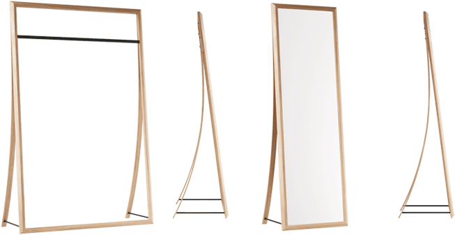 Rack H180 W100 D45 Cm - Nordic Tales Framed Clothes Rack (734x384), Png Download