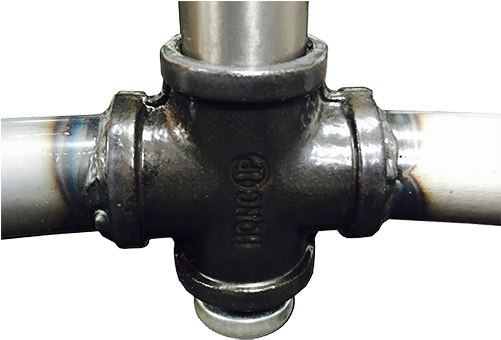 Raw Metal Pipeline Clothing Rack - Ballet (500x500), Png Download