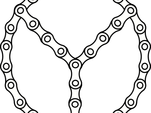 Chain Clipart Circle - Cadenas De Motos Vector (640x480), Png Download