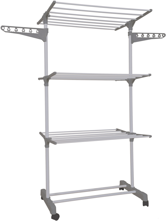 3 Tier Garment Rack - Clothes Horse Png (800x800), Png Download
