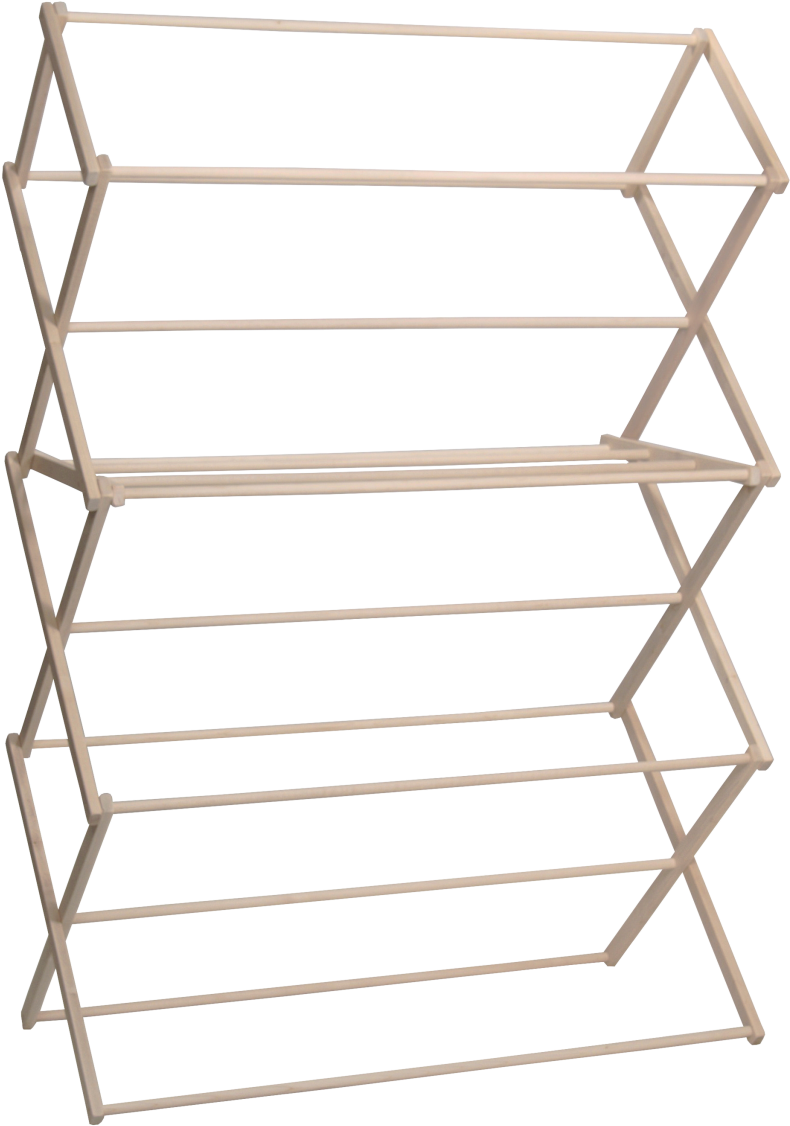 Wooden Clothes Drying Rack Lovely Pennsylvania Woodworks - Cowan's Wood Specialties Wooden Clothes Drying Rack, (1024x1280), Png Download