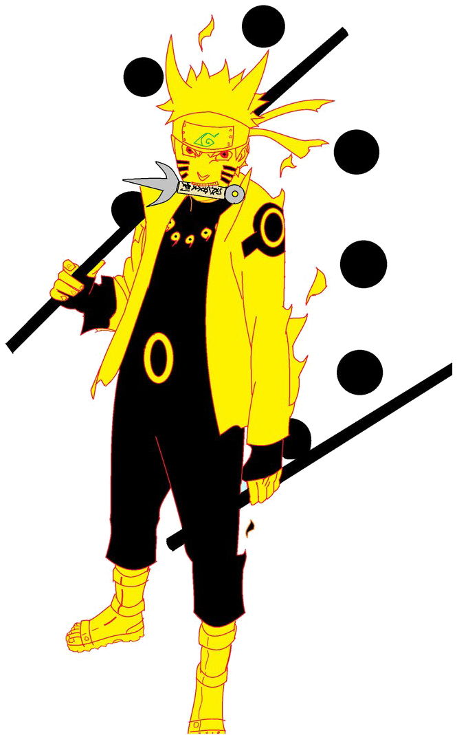 Naruto Ashura Png Hd - Naruto Six Paths Sage Mode (736x1084), Png Download