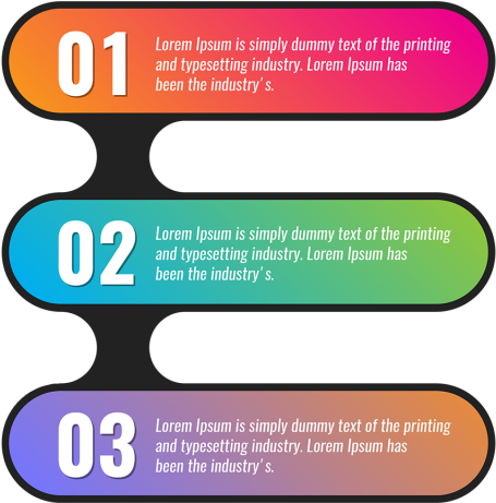 Colorful Info Graphics Pasos Elemento Del Proceso De - Art (640x640), Png Download