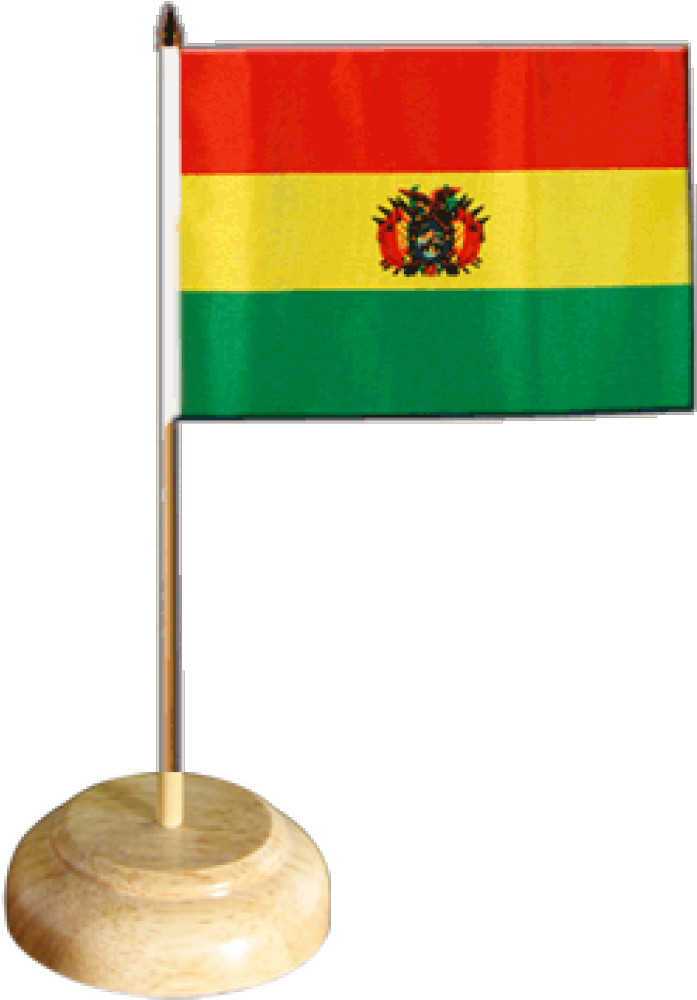 Bolivia Table Flag - Flag (1500x1176), Png Download