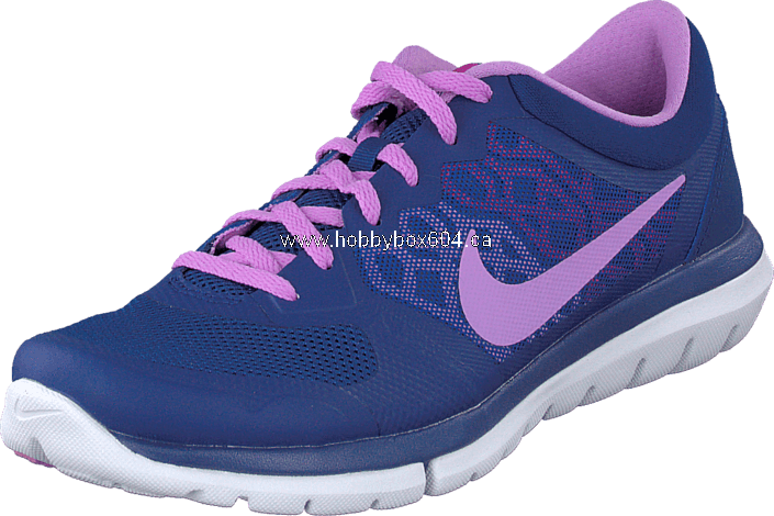 Nike 2015 Blue Purple Leather Women's Textile Wmns - Shoe (705x470), Png Download