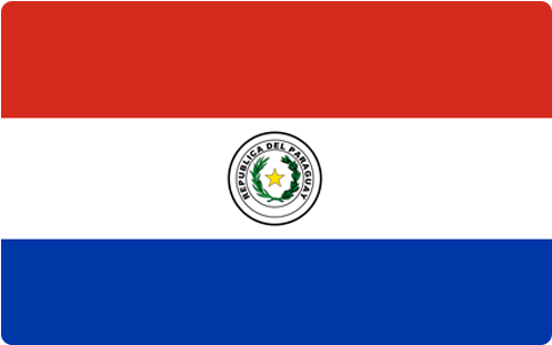 Paraguay H2h Stats - Flag Of Paraguay Keramik Herz-ornament (513x513), Png Download
