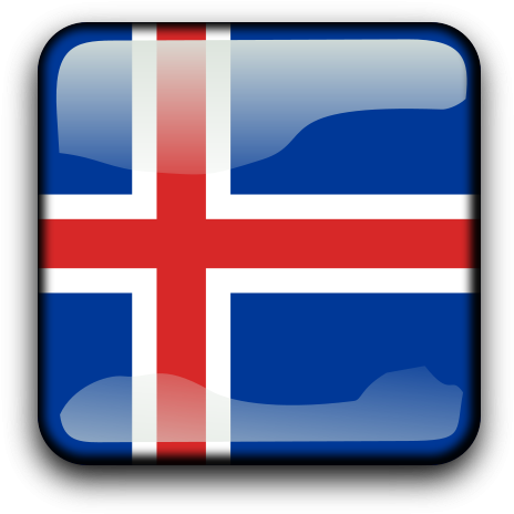 Flag Of Iceland Png Clip Arts - Flag Of Iceland (600x600), Png Download