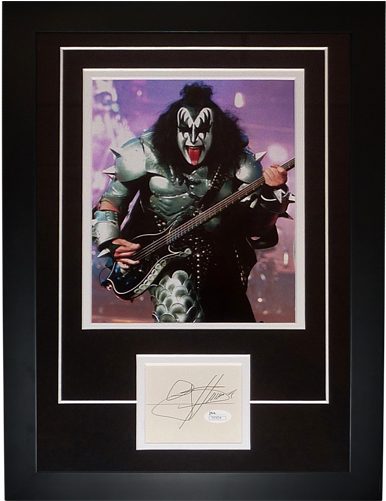 Gene Simmons Autographed Kiss Band “signature Series” - Kiss Band Lead Singer (500x500), Png Download