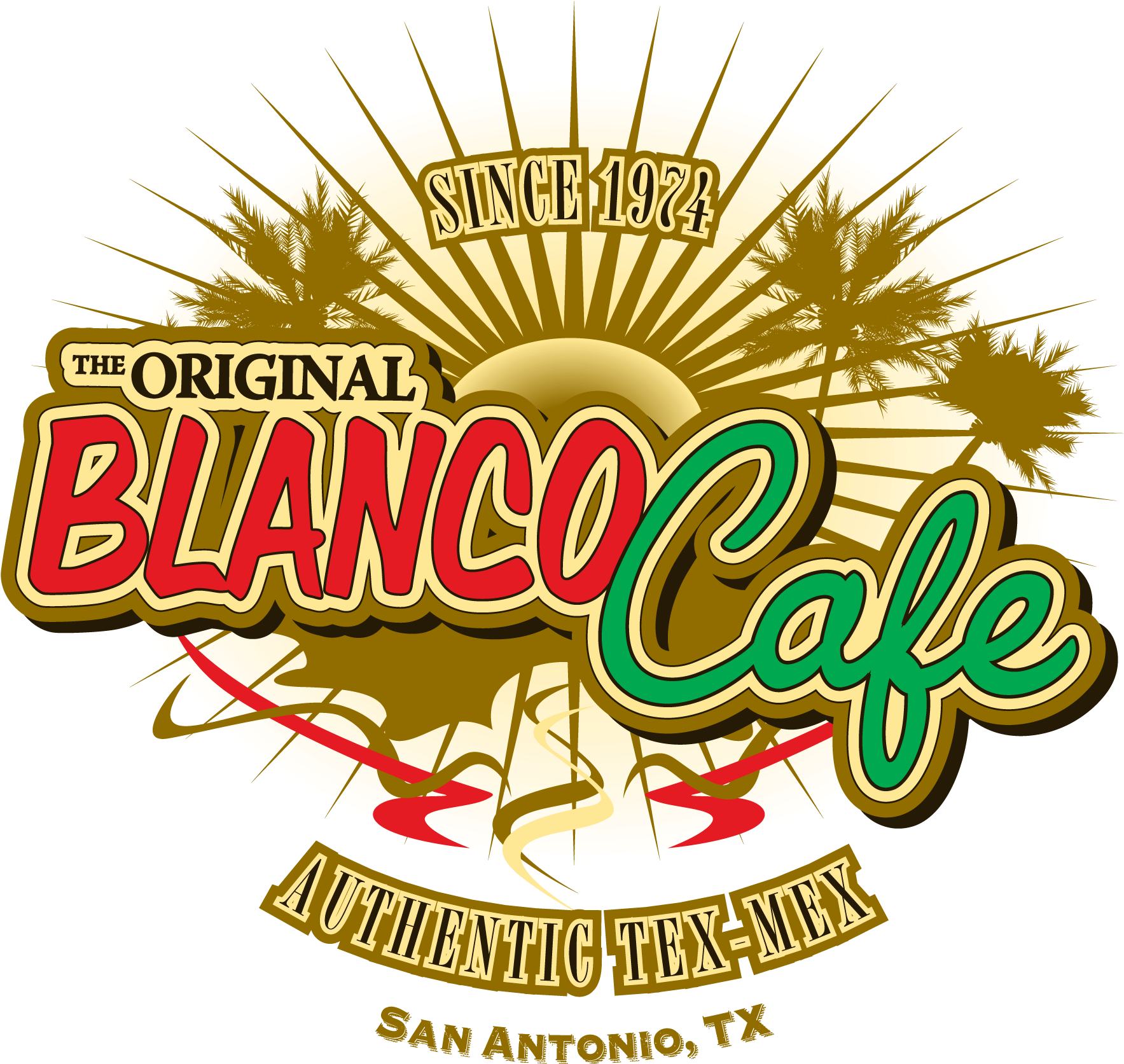 The Original Blanco Cafe Logo - Blanco Cafe (1802x1712), Png Download