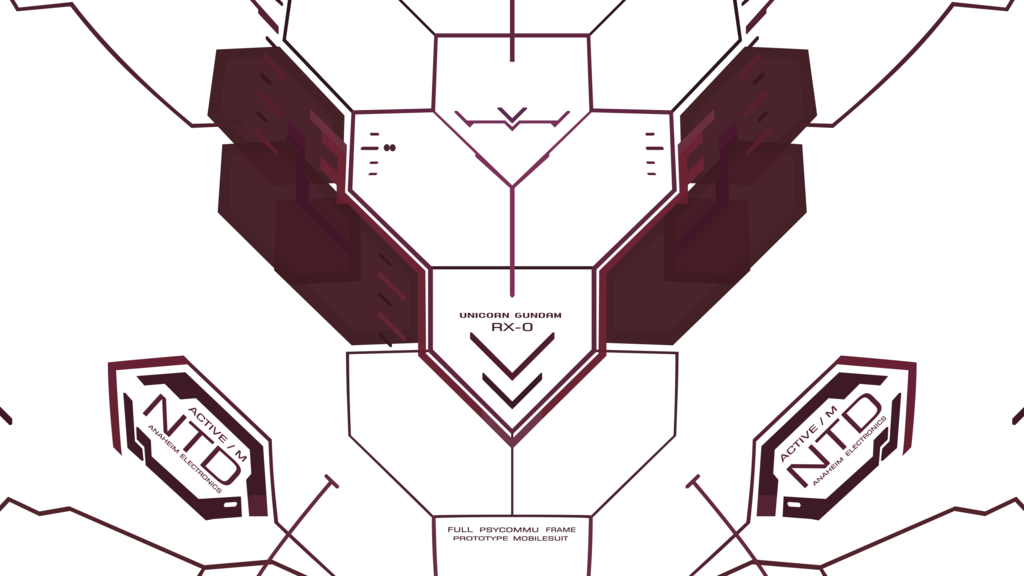 The Hud Of The Cockpit In The Unicorn Gundam Once The - Gundam Unicorn Hud (1024x576), Png Download