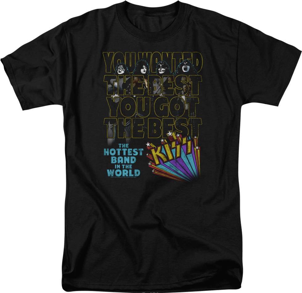 Hottest Band In The World Kiss T-shirt - T-shirt: Star Trek - Deep Space Nine Crew, 3x3in. (1000x1000), Png Download