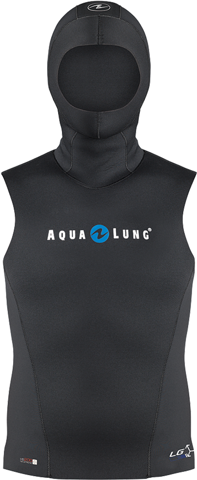 Aqualung Hooded Seavest - Aqua Lung Vest 4mm Hooded Vest Wmn 9/10 (1000x1000), Png Download