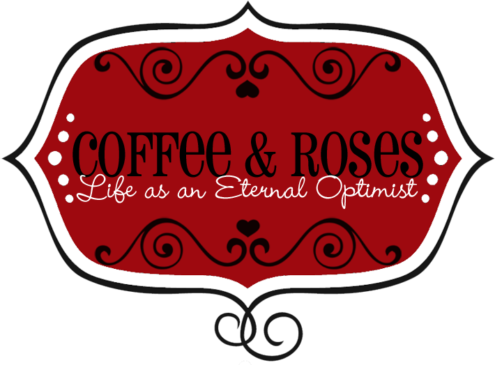 Coffee And Roses - Sticker (750x532), Png Download