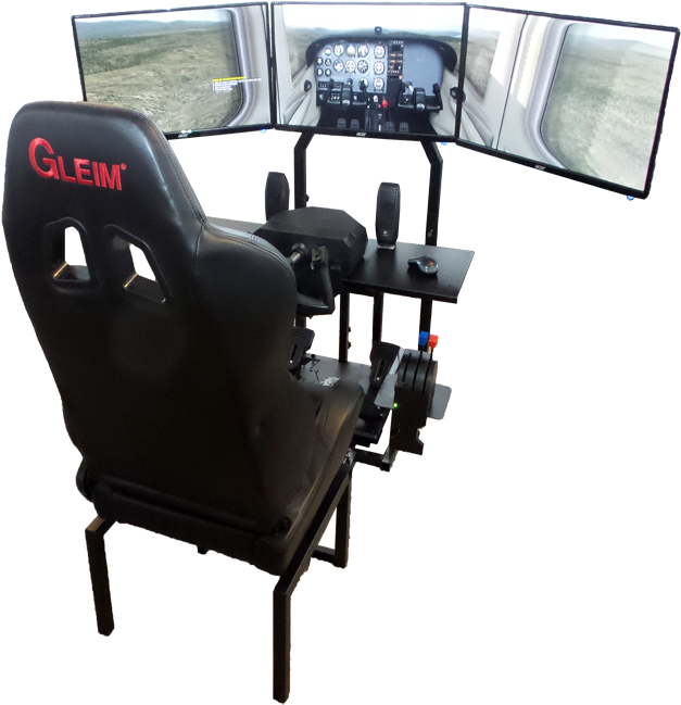 Gleim Virtual Cockpit™ Ultimate Set - Gleim Flight Simulator Cockpit (720x720), Png Download