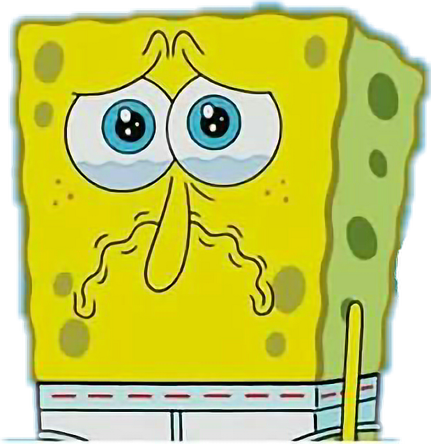 Imagenes Sad De Bob Esponja (618x636), Png Download
