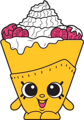 104770m 56188 Spkds3 Strawberry-crepe - Crepe Png (400x400), Png Download