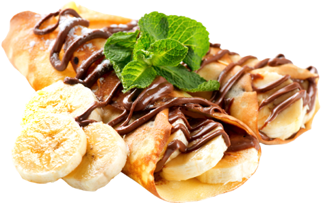 At Northland Ice Rink On The Weekends - Crepes Png (476x302), Png Download