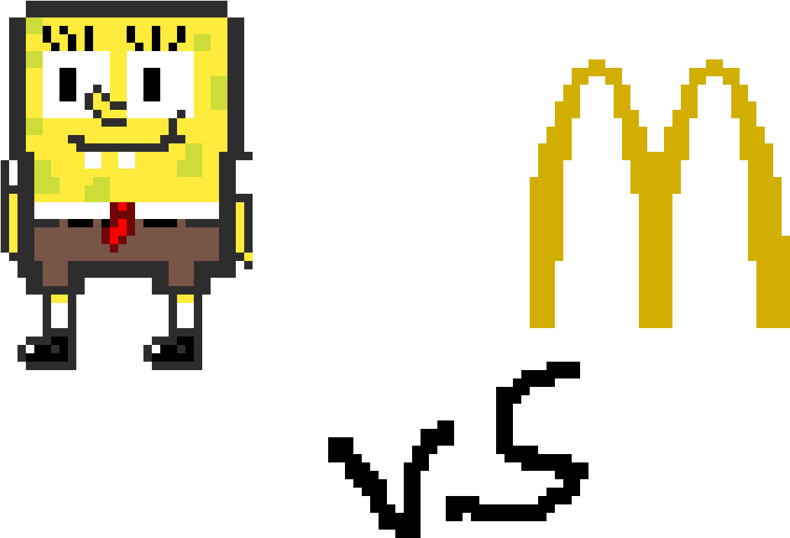 Mcdonald Vs Bob Esponja (1200x1200), Png Download