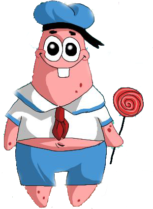 Bob Esponja Png - Cartoon With One Tooth (340x430), Png Download