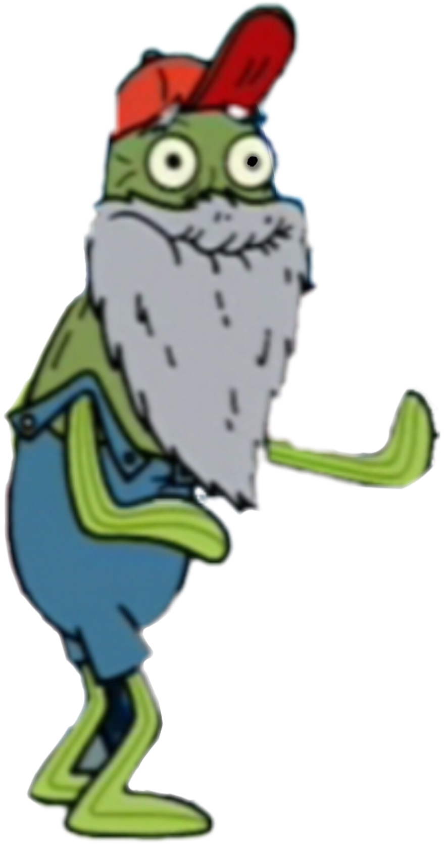 Viejojenkins Bobesponja Freetoedit Bobesponja - Il Vecchio (879x1669), Png Download