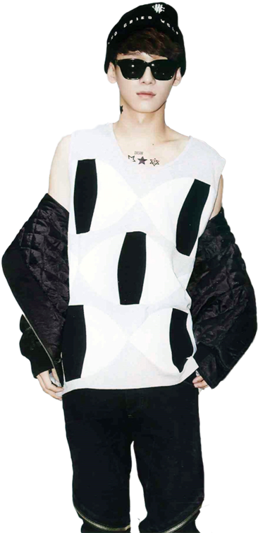 Chen - Exo Chen Png (600x900), Png Download