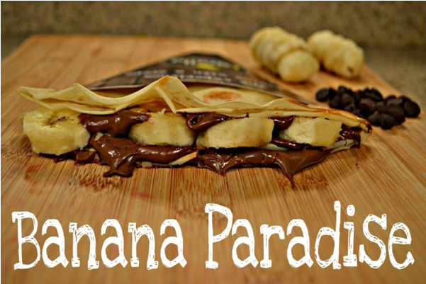 Banana Paradise-crepe - Chocolate (600x600), Png Download