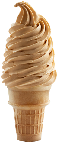 Coffee Soft Serve - Ice Cream (600x600), Png Download