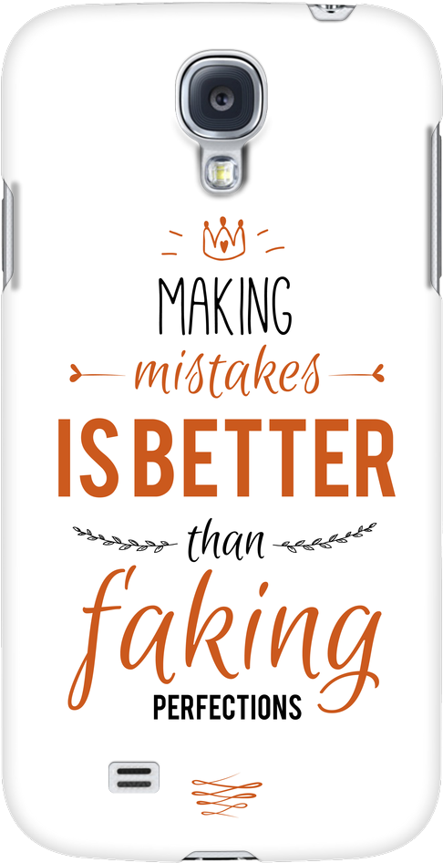 'making Mistakes Is Better Than Faking Perfection' - Darling Girls By Emma Burstall (1024x1024), Png Download