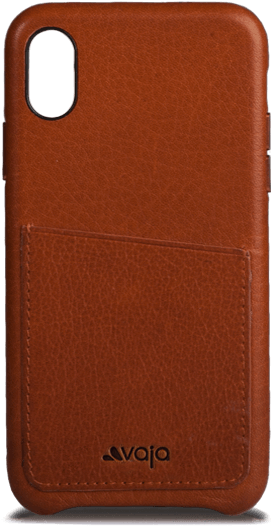 Slim Grip Id Iphone X Leather Case - Iphone X (600x600), Png Download