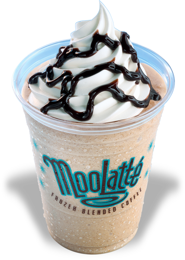Mocha Moolatté® Premium Blended Coffee - Dairy Queen Mocha Moolatte (940x863), Png Download