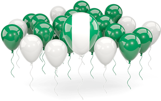 Nigeria Promotion - Blue And Yellow Balloons Png (640x480), Png Download