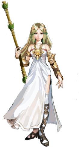 Lady Petunia - Kid Icarus Palutena (300x522), Png Download