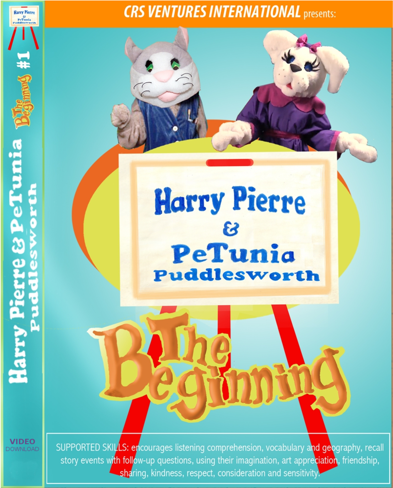 Harry Pierre & Petunia Puddlesworth (1000x1000), Png Download