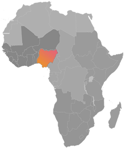 Africa Map Blue (400x400), Png Download