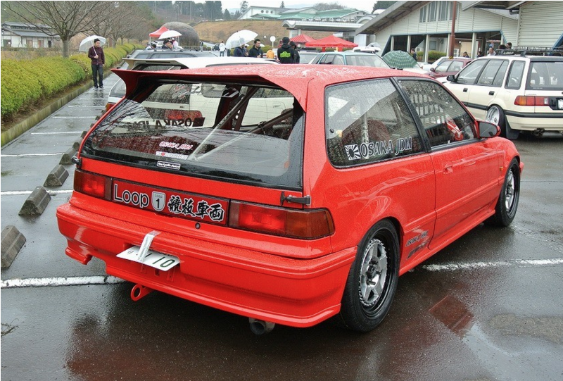 Osaka Jdm Ef Civic - Civic Ef Devil Wing (800x800), Png Download