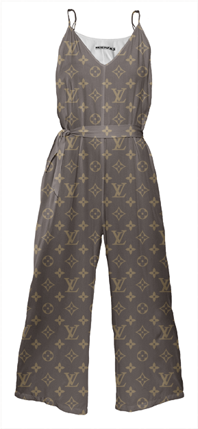 Shop Louis Vuitton Jumper Tie Waist Jumpsuit By Lola-rivers - Louis Vuitton Jumper (400x645), Png Download
