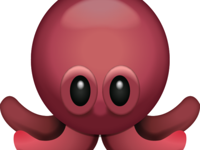 Emoji Clipart Octopus - Octopus Emoji (640x480), Png Download