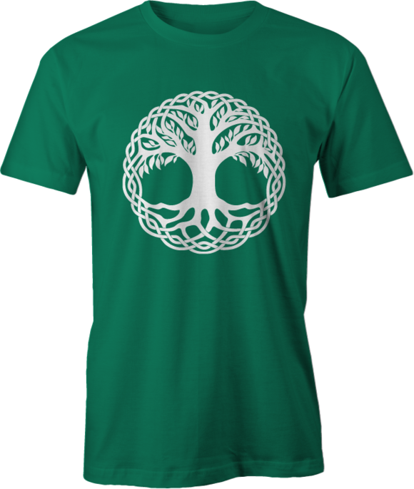 Celtic Tree Of Life Inspired Tee - Above So Below Wall Art (580x686), Png Download